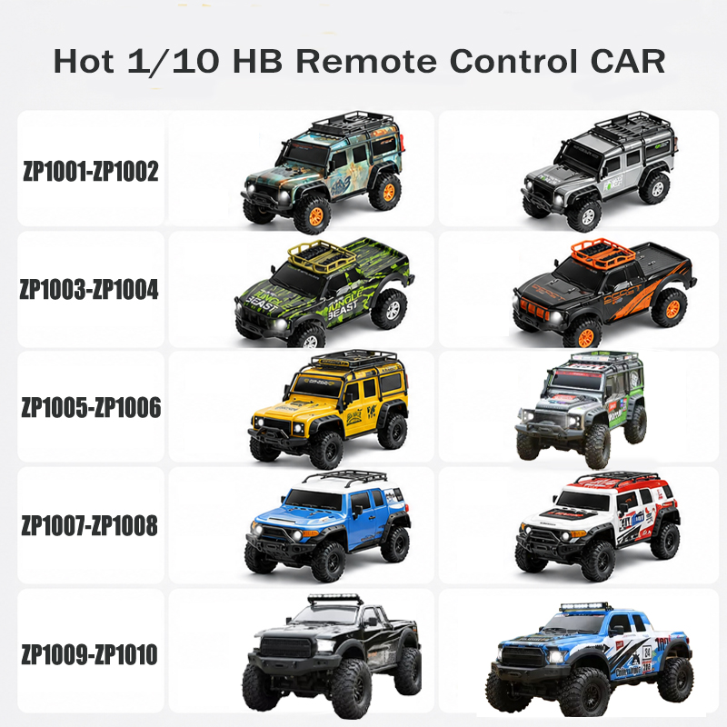 Hot 1/10 HB ZP1001-ZP1010 Remo - đánh giá và giá Hot Wheels Car Monster Trucks